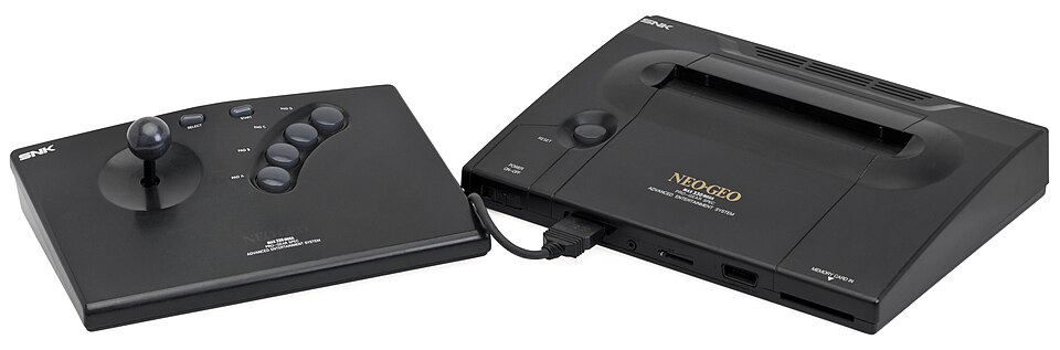 SNK ネオジオ本体とコントローラ